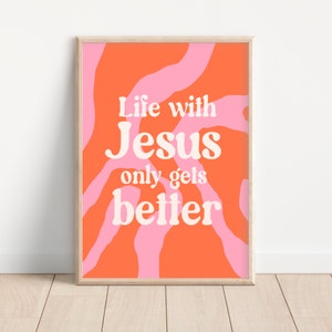Life With Jesus Digital Print