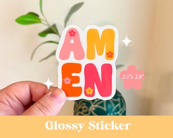 Amen Glossy Sticker