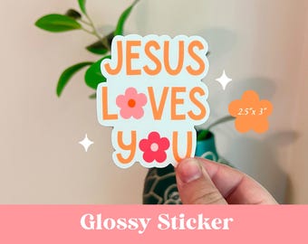 Jesus Loves You Sticker