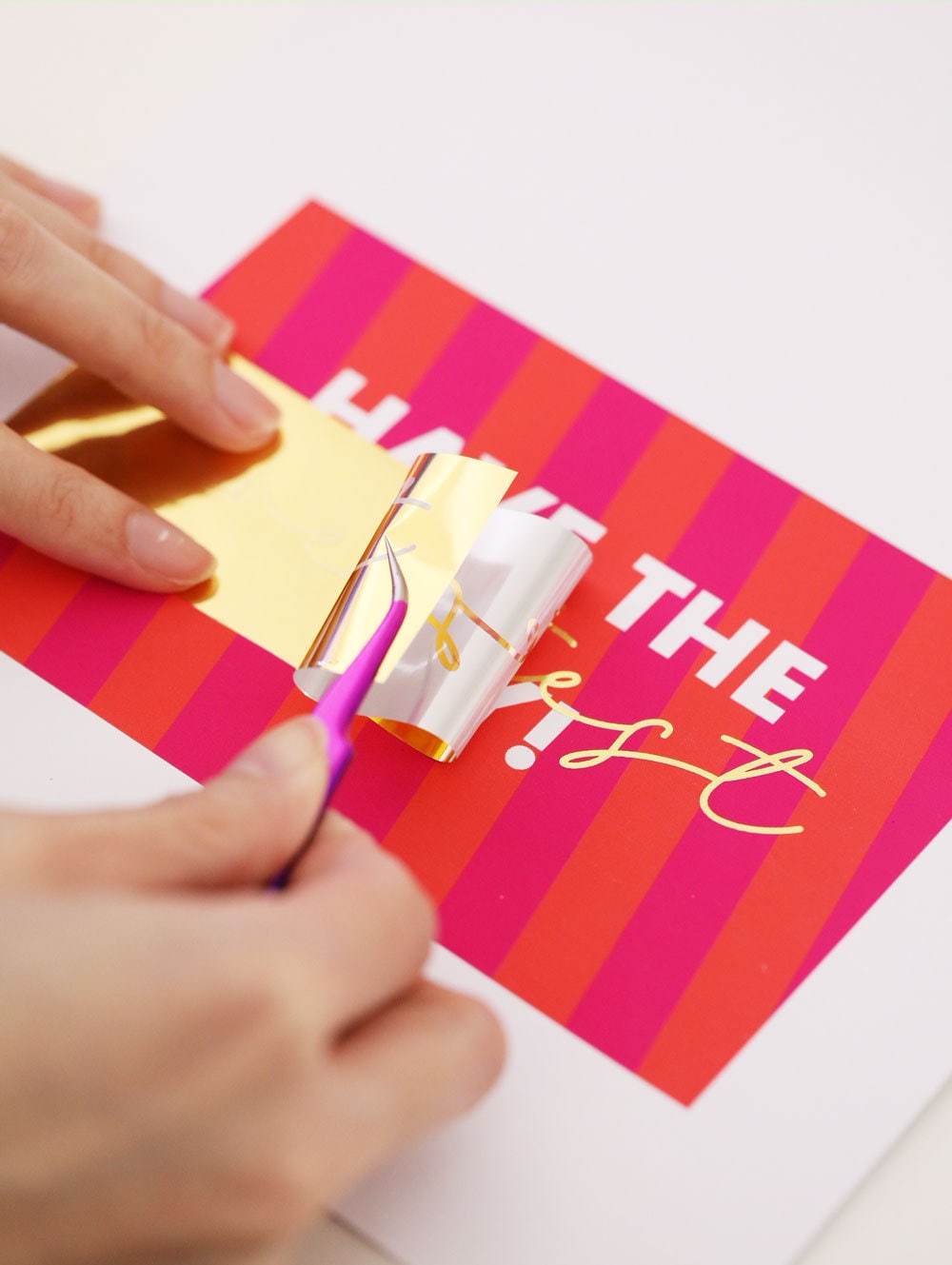 Printable & Foil File Valentine's Day Cards (minc) Etsy