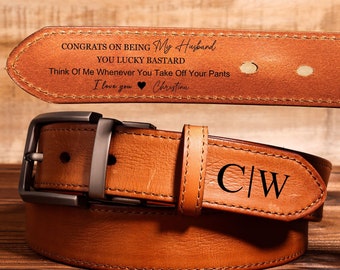 Father's Day Gift, Personalized Gift, Custom Leather Belt, Custom Belt, Leather Name Belt, Personalise Belt, Gift For Him, Engrave Belt