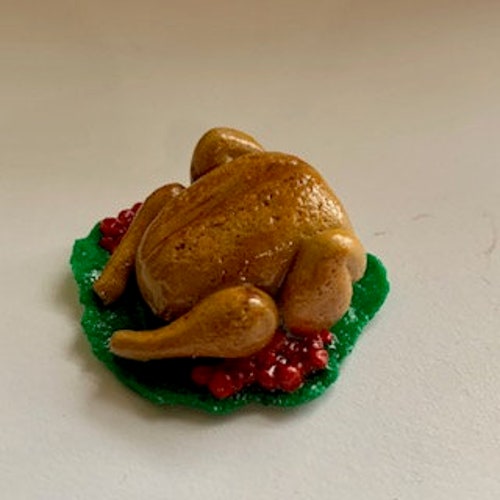 Miniature Turkey Miniature Food Thanksgiving Food Decorate - Etsy