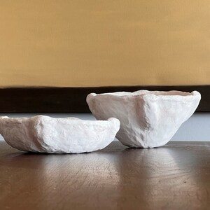 Paper Mache Bowls for Painting. Set of 7 Pcs. Unique Artwork Recycled  Paper. Wabi-sabi Style Home Decor. Zero Waste Art. Create Your Own Art 