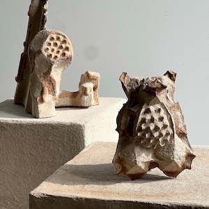 Luminosite collection ,  paper mache sculpture