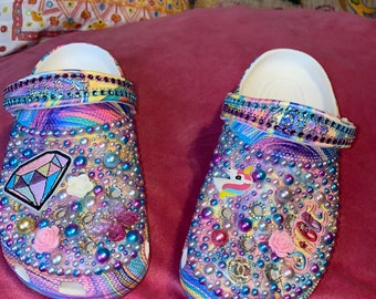 Boujie Bling\u2019d Kustom\u2019d Crocs