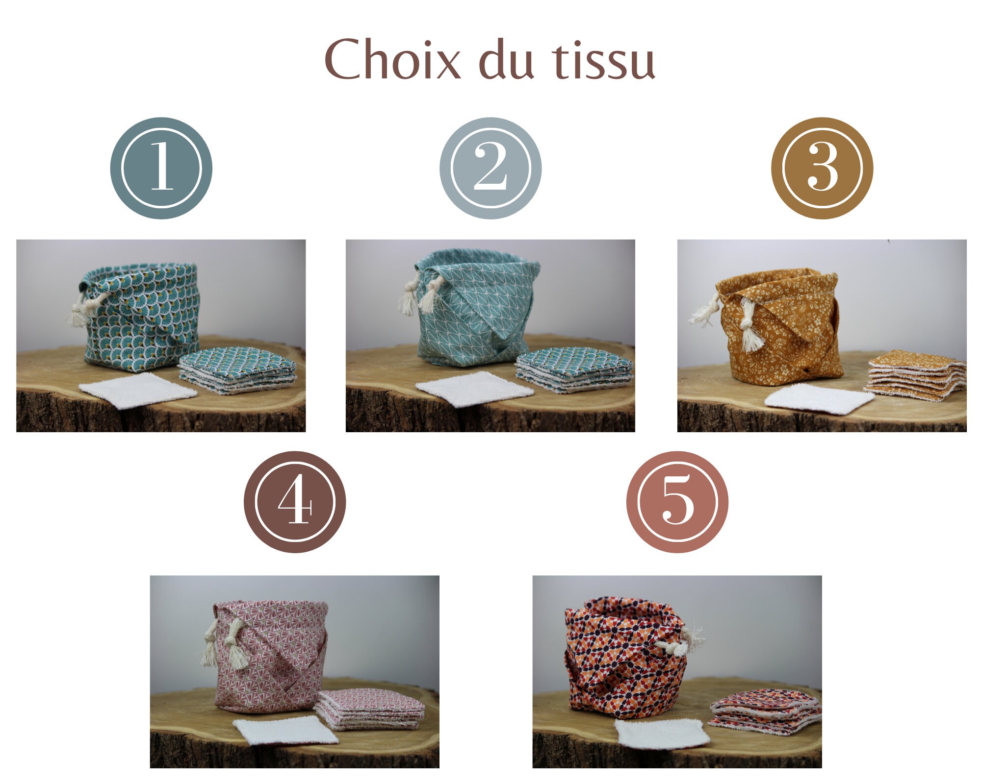 Mini serviette visage - Les cotons de Romane – Les cotons de Romane :  Produits d'hygiène réutilisables et lavables