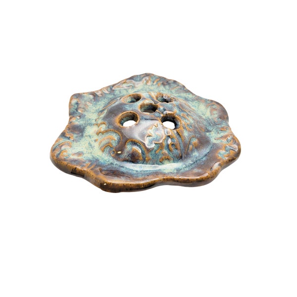 Ceramic Flower Frog Etsy