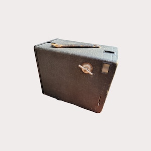 1920s ANSCO Box Camera Model No. 2A, Film Camera, Photography Equipment, Home & Office Decor, Collectible, Decorative Movie Prop