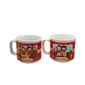 Vintage 1998 Campbell&#39;s Kids Soup Mugs (Set of 2)