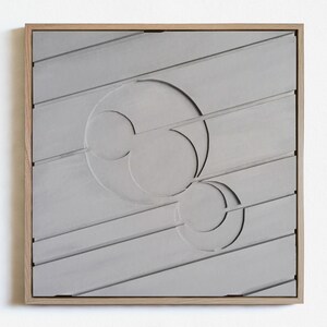 3D relief image no. 8 "Astro", Wall Sculpture, 3D Art, Geometric Wall Decoration, Minimalist, Abstract