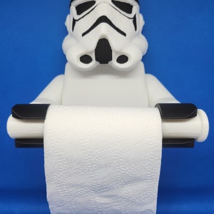 Portarrollos de papel higiénico Lego Man Stormtrooper imagen 3