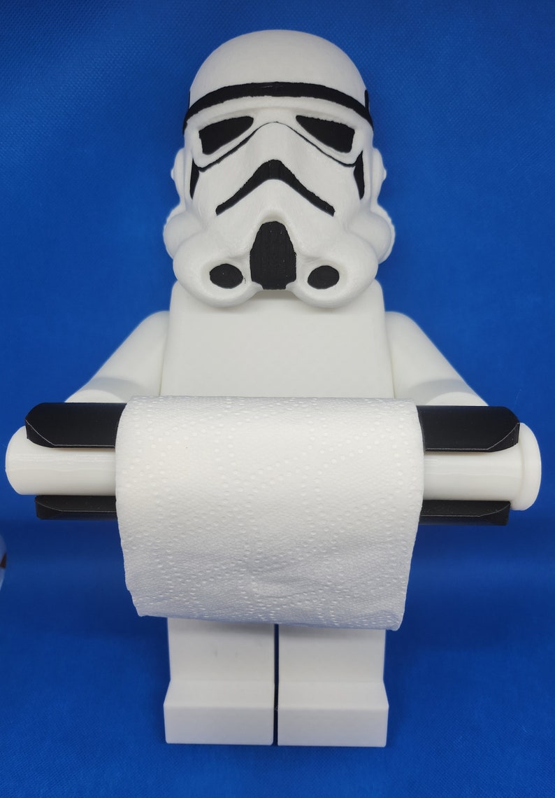 Portarrollos de papel higiénico Lego Man Stormtrooper imagen 2