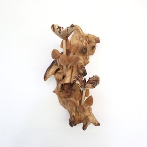 Wooden Mushroom, Wall Deco, Wall Hanging, Mushroom Wall Hanging Deco, Home Deco , Gift For Her, Gift For Him, Valentine Ornament for Gifts
