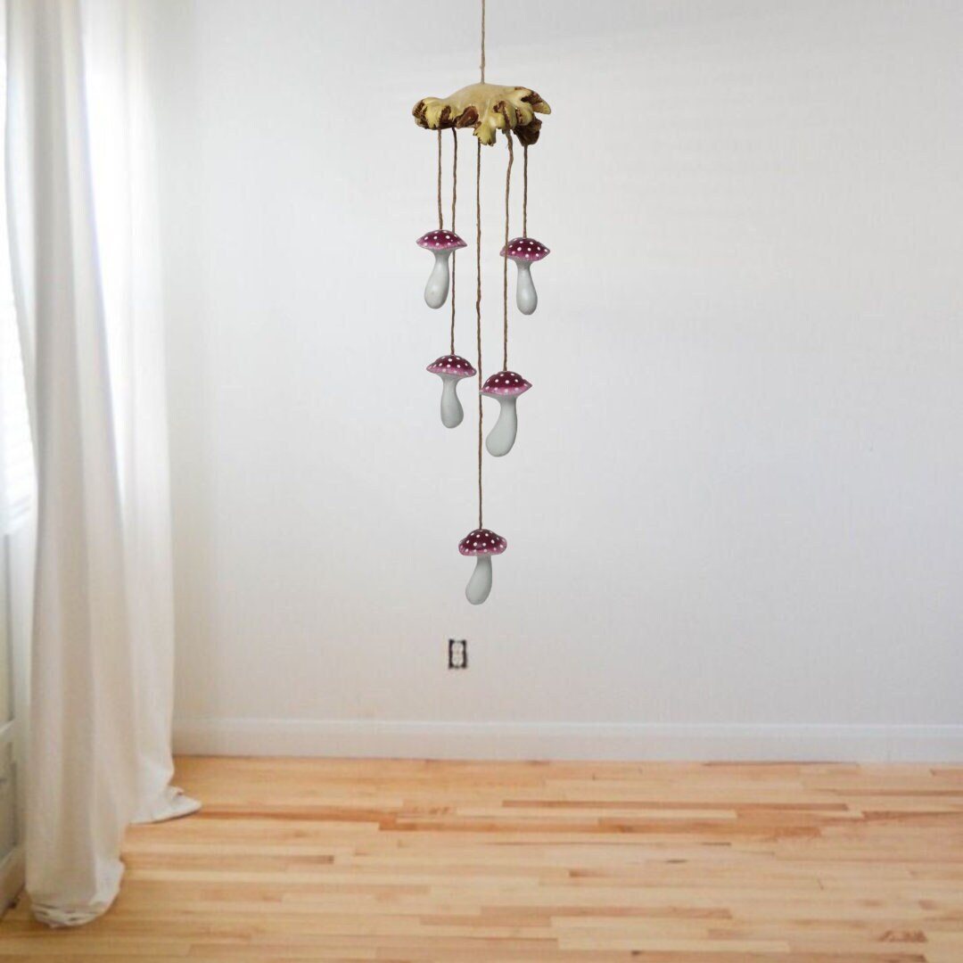 Mushrooms Large Double Strand Wind Chime main image 1