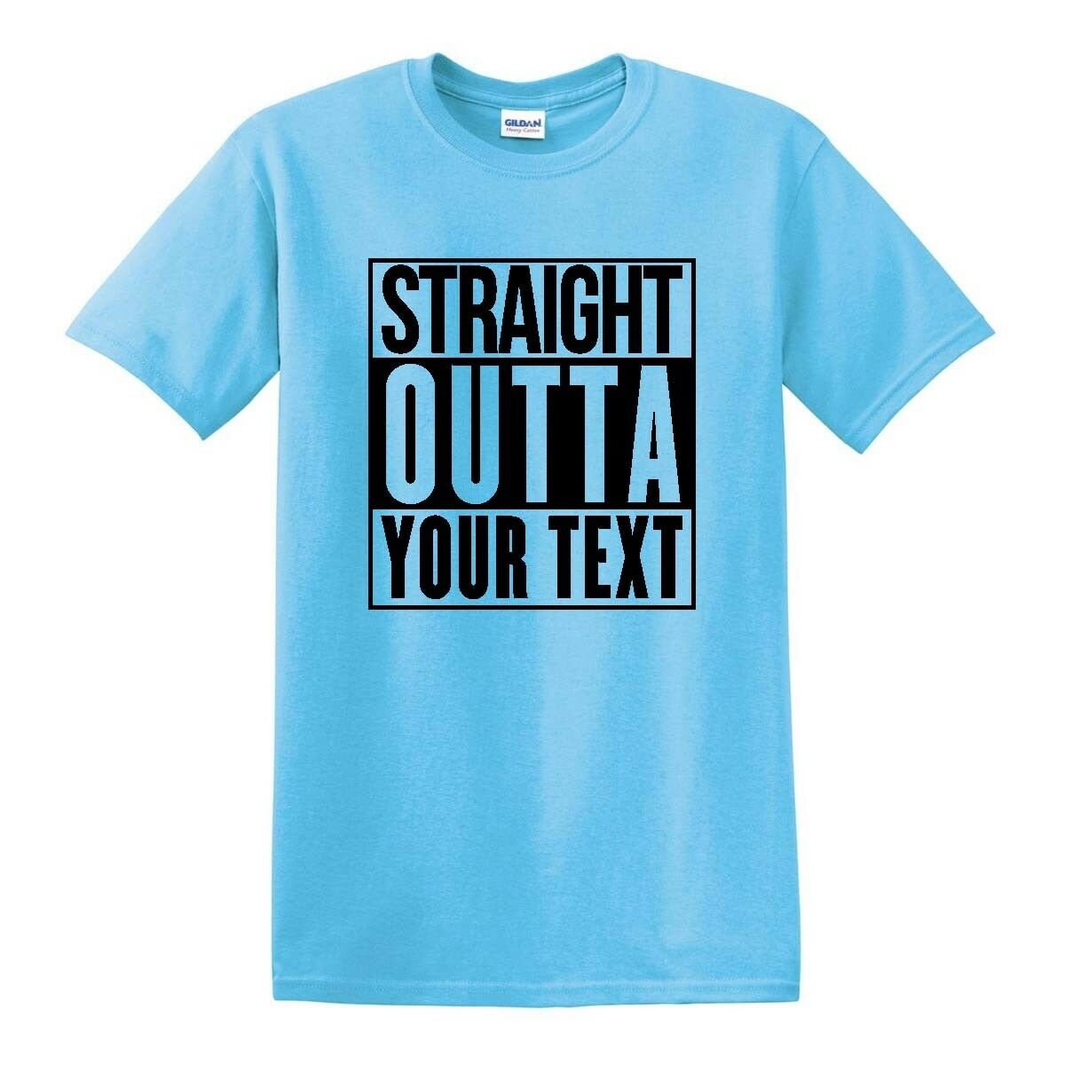 Personalized Straight Outta Your Text Compton Bottom Line T-shir sold ...