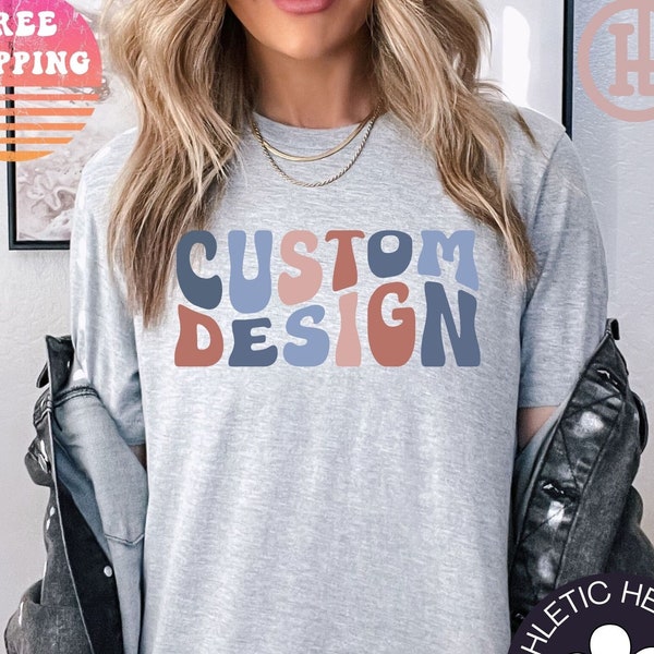 Custom Bella Canvas Shirt Retro Font Shirt Vintage Custom Shirt Aesthetic Shirt Boho Personalized Tshirt Cute Retro Vintage Shirt Boho Shirt