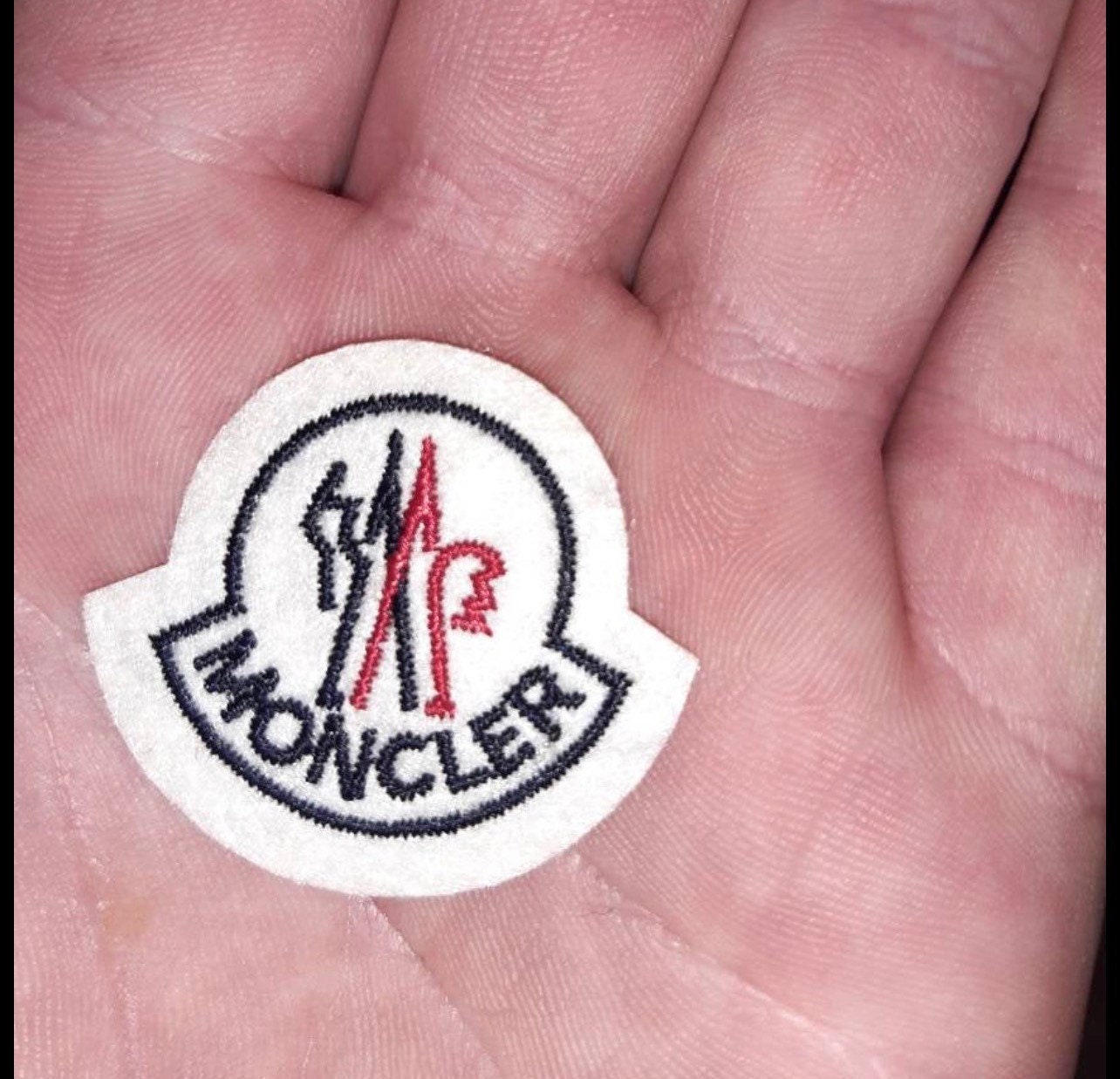 moncler logo patch