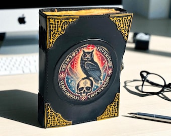 Handmade leather journal with Vintage pages personalized notebook Buckle Closure Sketchbook Travel diary