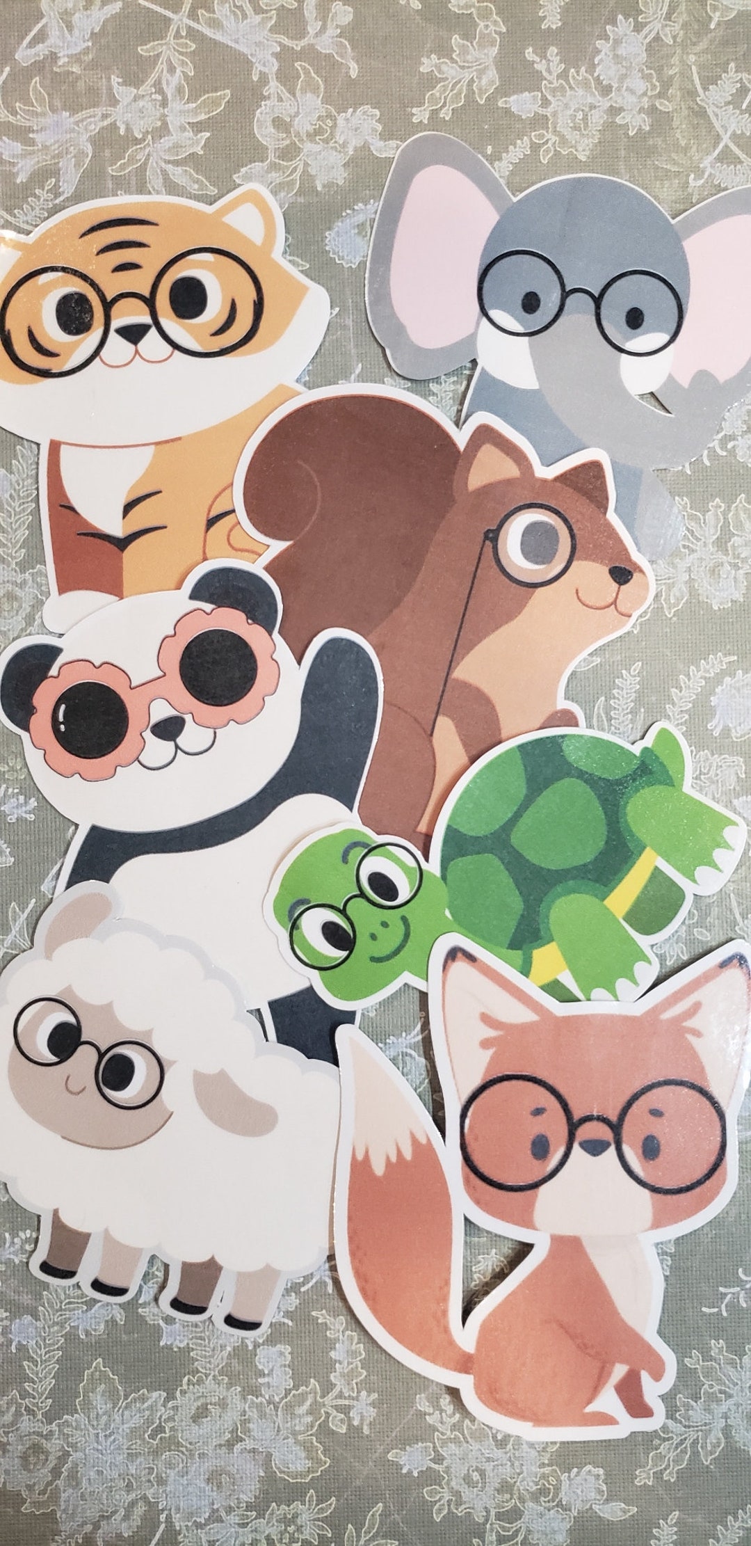 Spectaccles Sticker Animals in Spectacles Sticker Pack, Cute Animal Stickers, Laptop Decals ...