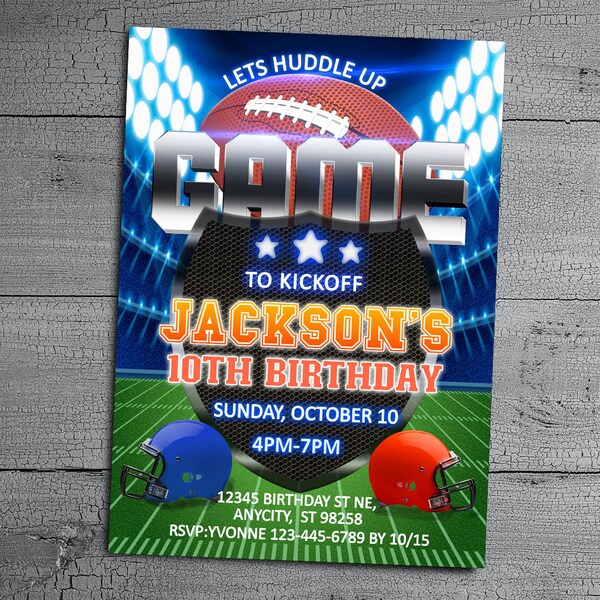Birthday Invitations for Boys - Etsy