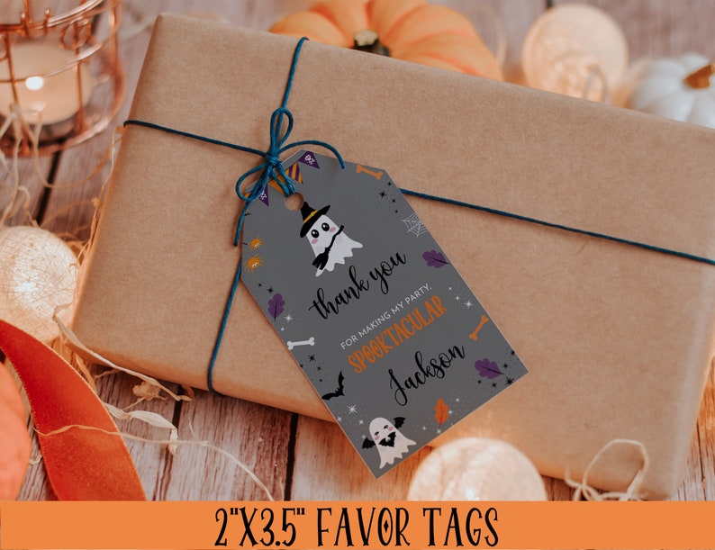 Editable Spooky One Birthday Invitation Bundle 1st Birthday - Etsy