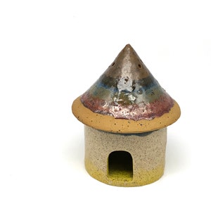 Hut Incense burner, handmade