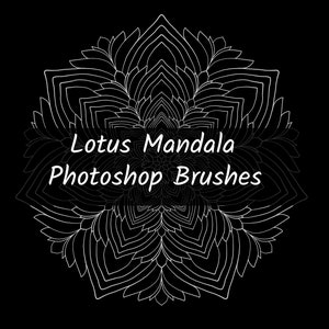 Lotus Mandala Photoshop Brushes
