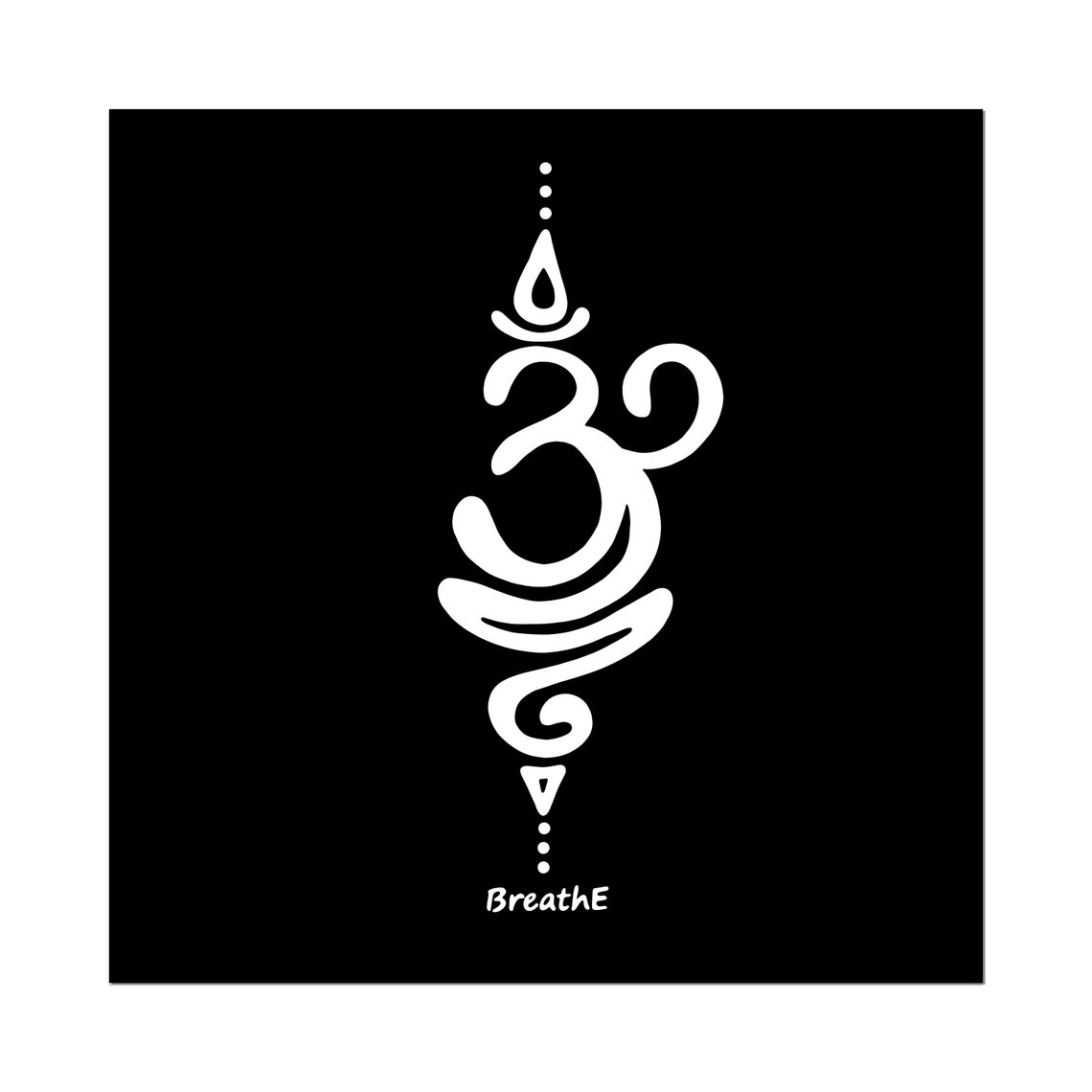 Breathe Sanskrit Symbol Digital Print/ Downloadable Digital Print ...