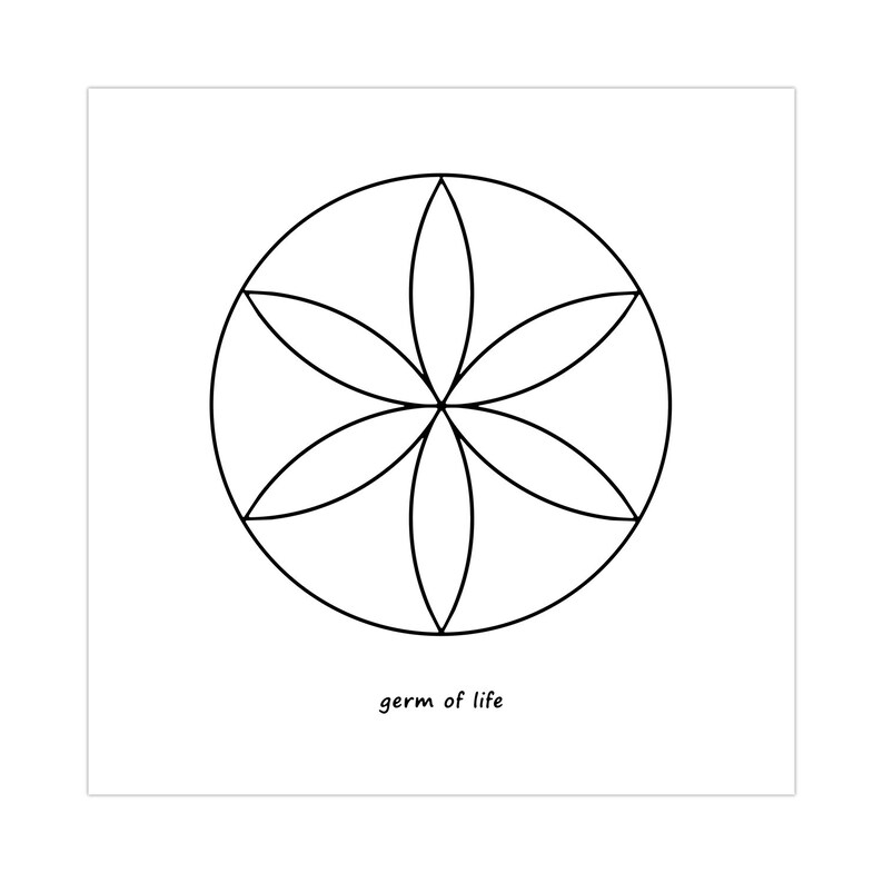 Sacred Geometry/ Egg of Life/ Fruit of Life/ Seed of Life/ Germ of Life