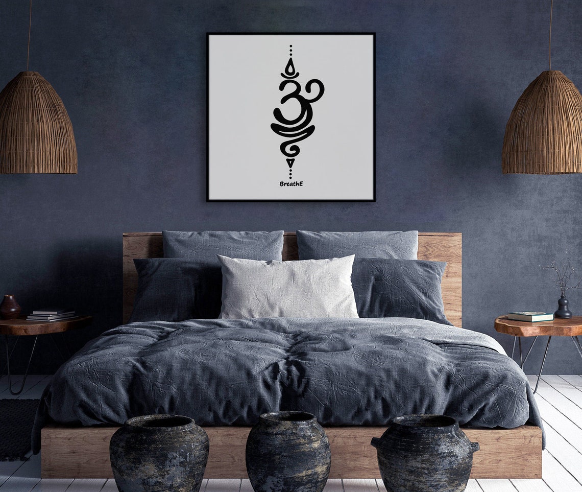 Breathe Sanskrit Symbol Digital Print/ Downloadable Digital Print ...