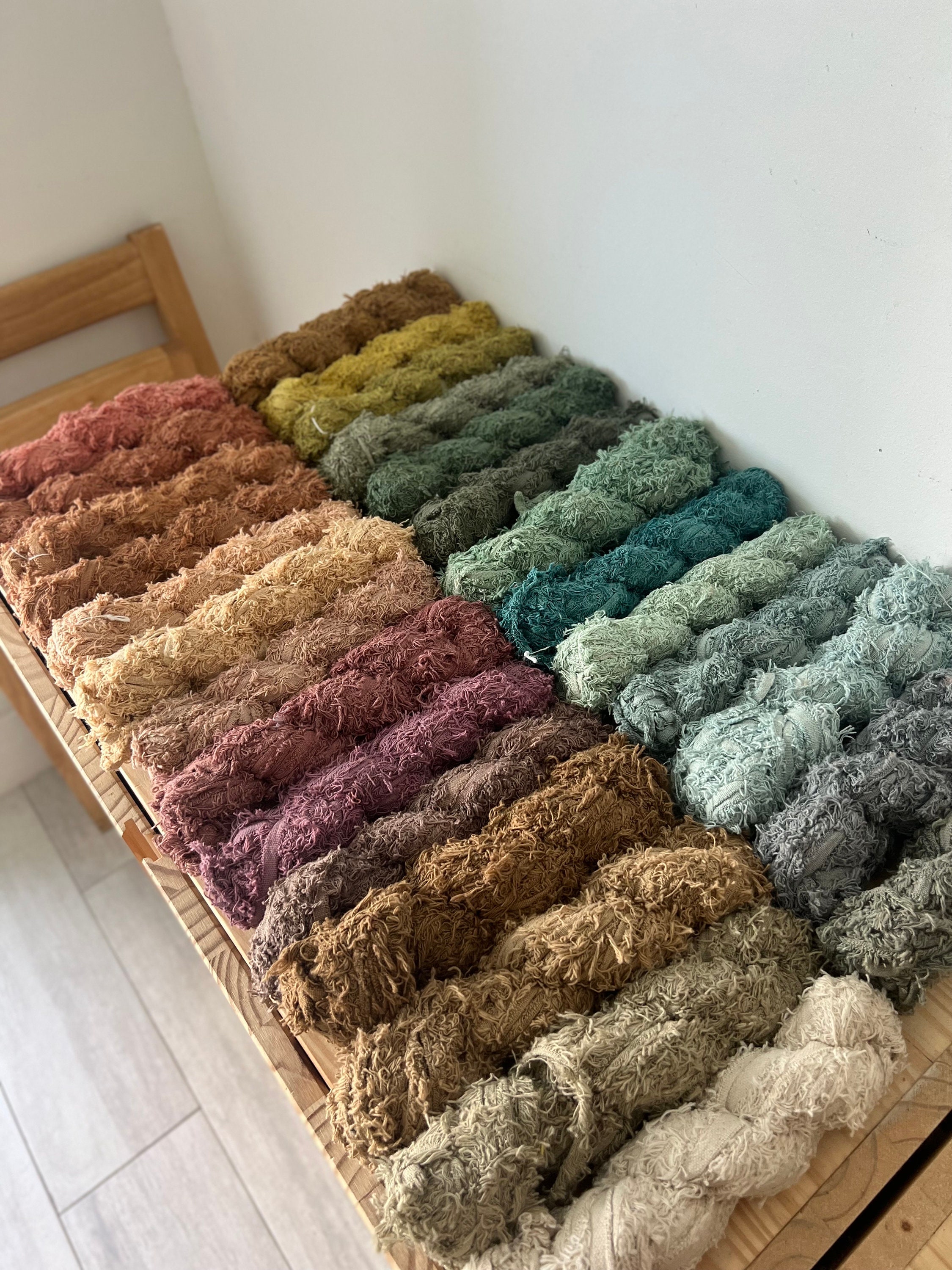 400g/lot 100% Polyester Yarn Weave Crochet Yarn For Woven Mats Diy