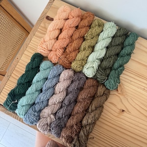 LINEN YARN 100g || Full Size Skein || Core Spun Art Yarn Macrame Weaving Macraweave Tapestry Eco Friendly Sustainable Knitting Crochet
