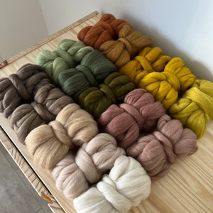 RESTOCK || MERINO WOOL || 1 yard - 26/27 Micron Cruelty Free Fibers | Weaving Macrame Textile Art Knitting Spinning Felting Roving Top