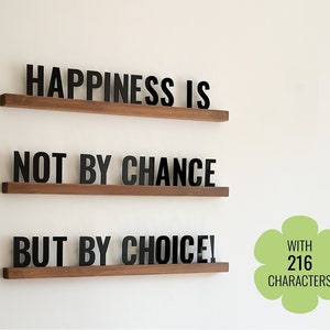Conjunto de bordas grandes de letras acrílicas | Decoração de parede de acrílico e madeira | Quadro de letras grande | Bordas mutáveis de 24"-28"-32"-36"-40" e letras acrílicas