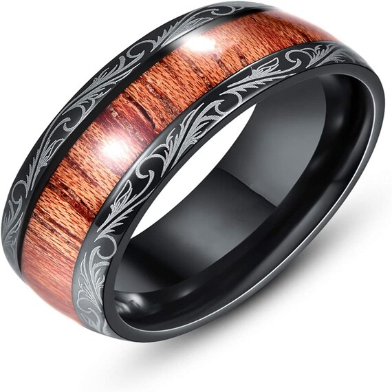 Dark Wood Grain Ring