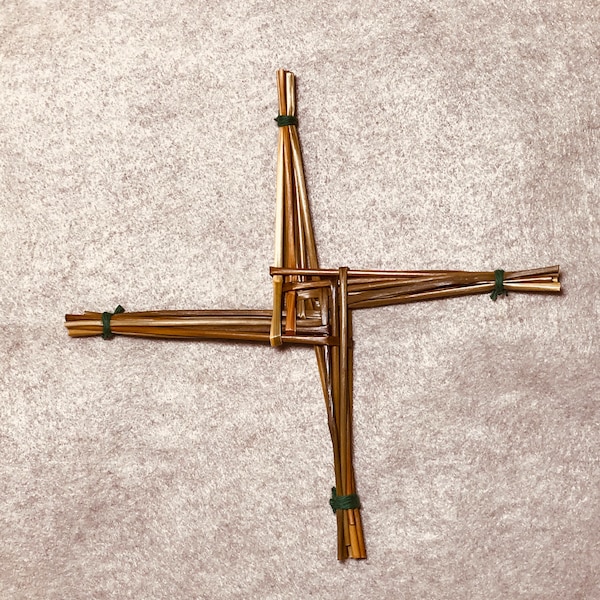 Handcrafted Brigid’s Cross. Imbolc/St Brigid’s Day Cross