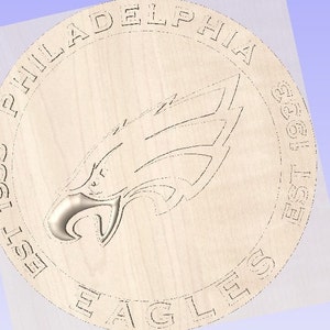 cnc stl Philadelphia Eagles, 3d printing, cnc, laser