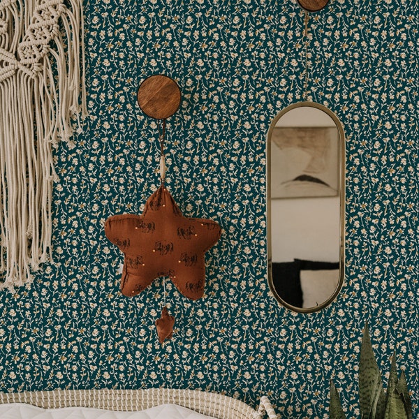 Green Grasscloth Wallpaper Etsy