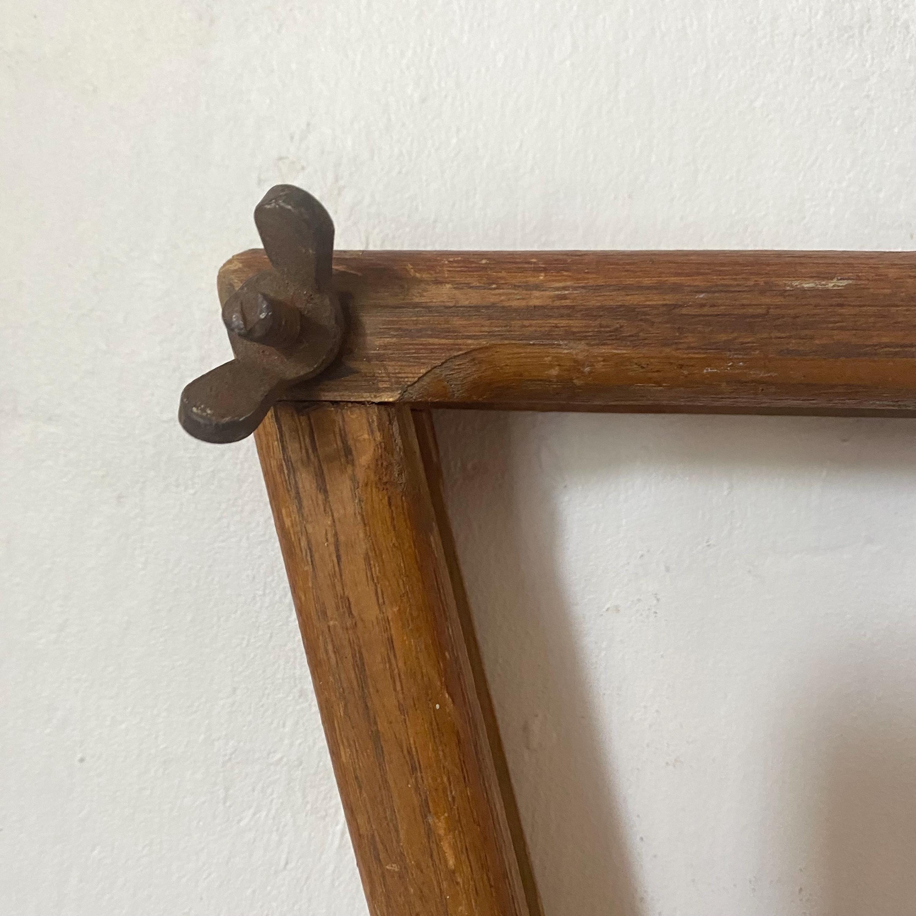 Ancienne Presse à Raquette De Tennis En Bois - Vintage - Fabriquée Au Japon - Objet Déco