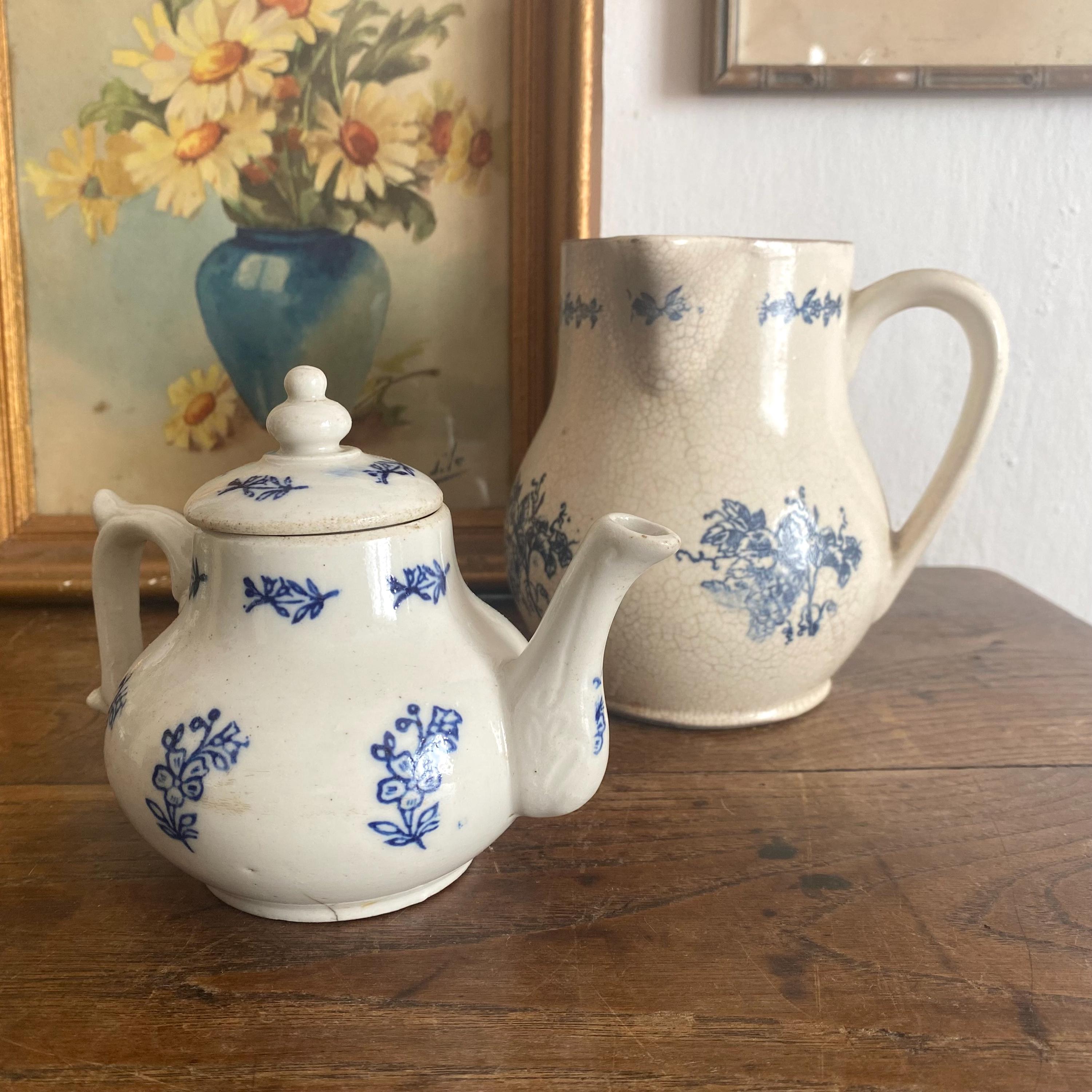 Antique Teapot From Saint-uze, France, Mini Teapot - Etsy