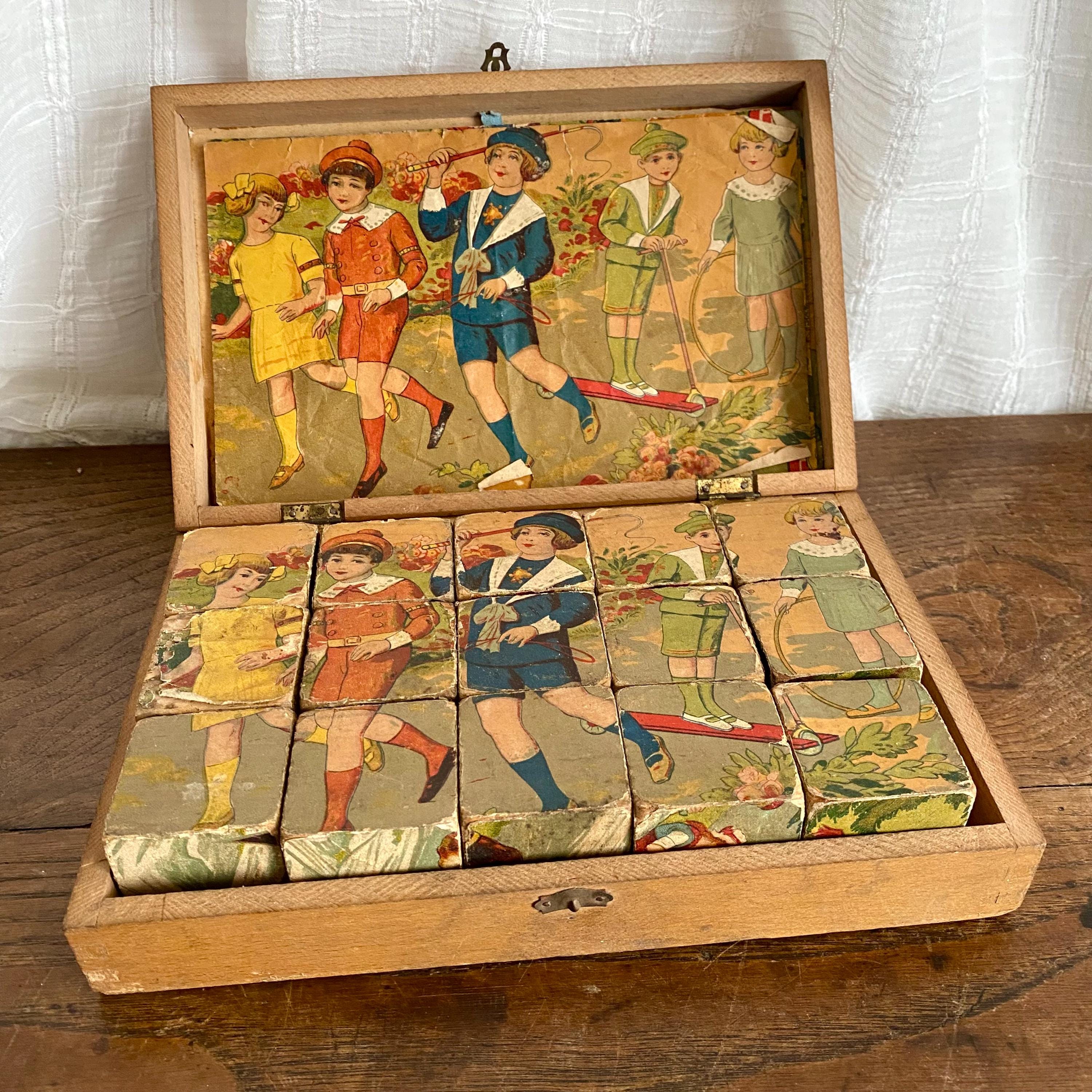 JOUET ANCIEN BOÎTE Ancienne de cubes Pépin la Bulle GARNIER ORTF EUR 30,00 - FR