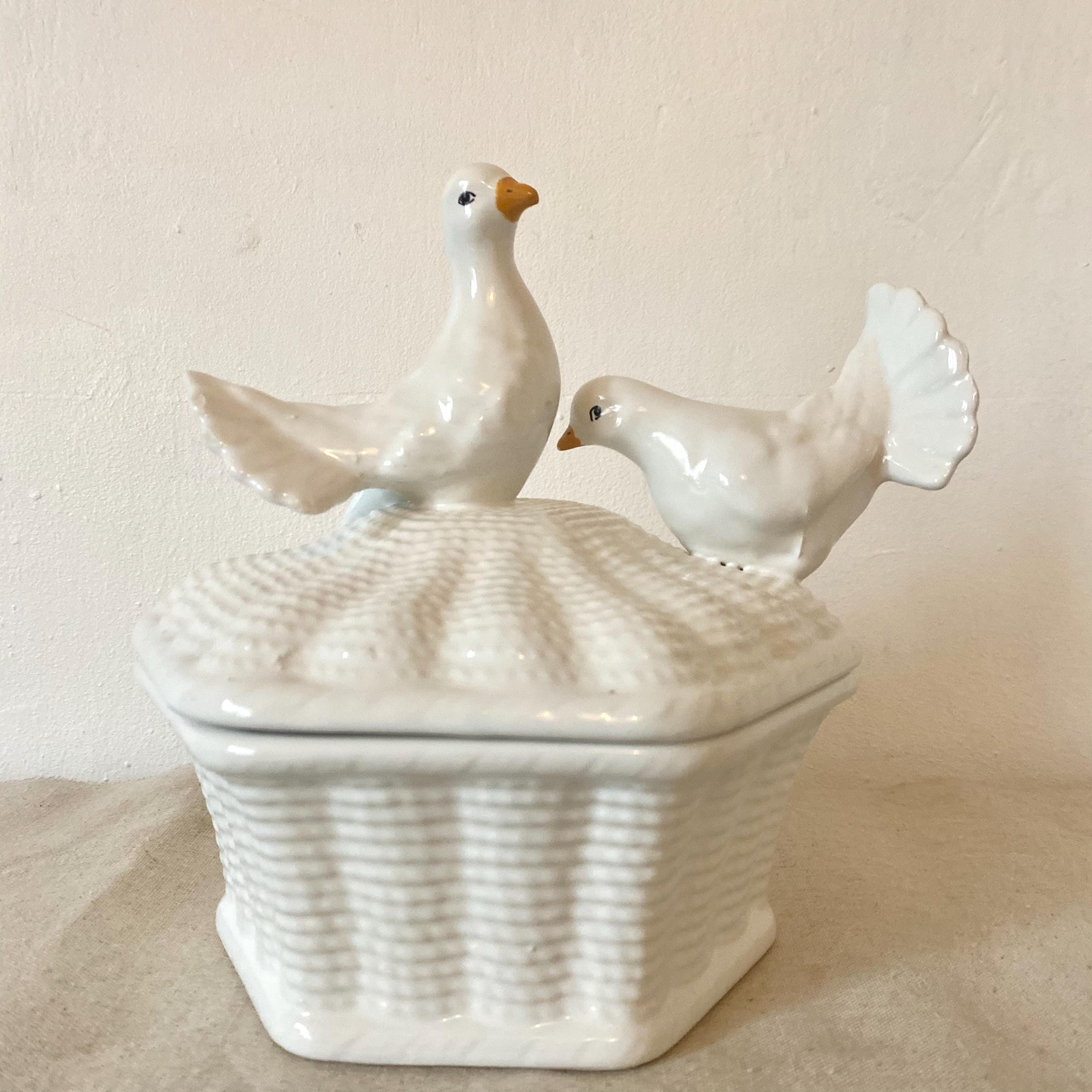 カポディモンテ イタリア製 陶器 白鳩 【公式通販】