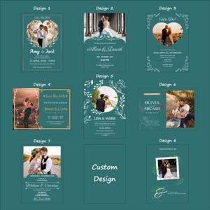 Invitation de mariage, Invitation de fête, Invitation d'anniversaire, Invitation transparente, Invitation de mariage, Invitation givrée,