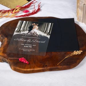 Convite de casamento, Convite de festa, Convite de aniversário, Convite transparente, Conjunto de convites de casamento, Convites foscos,