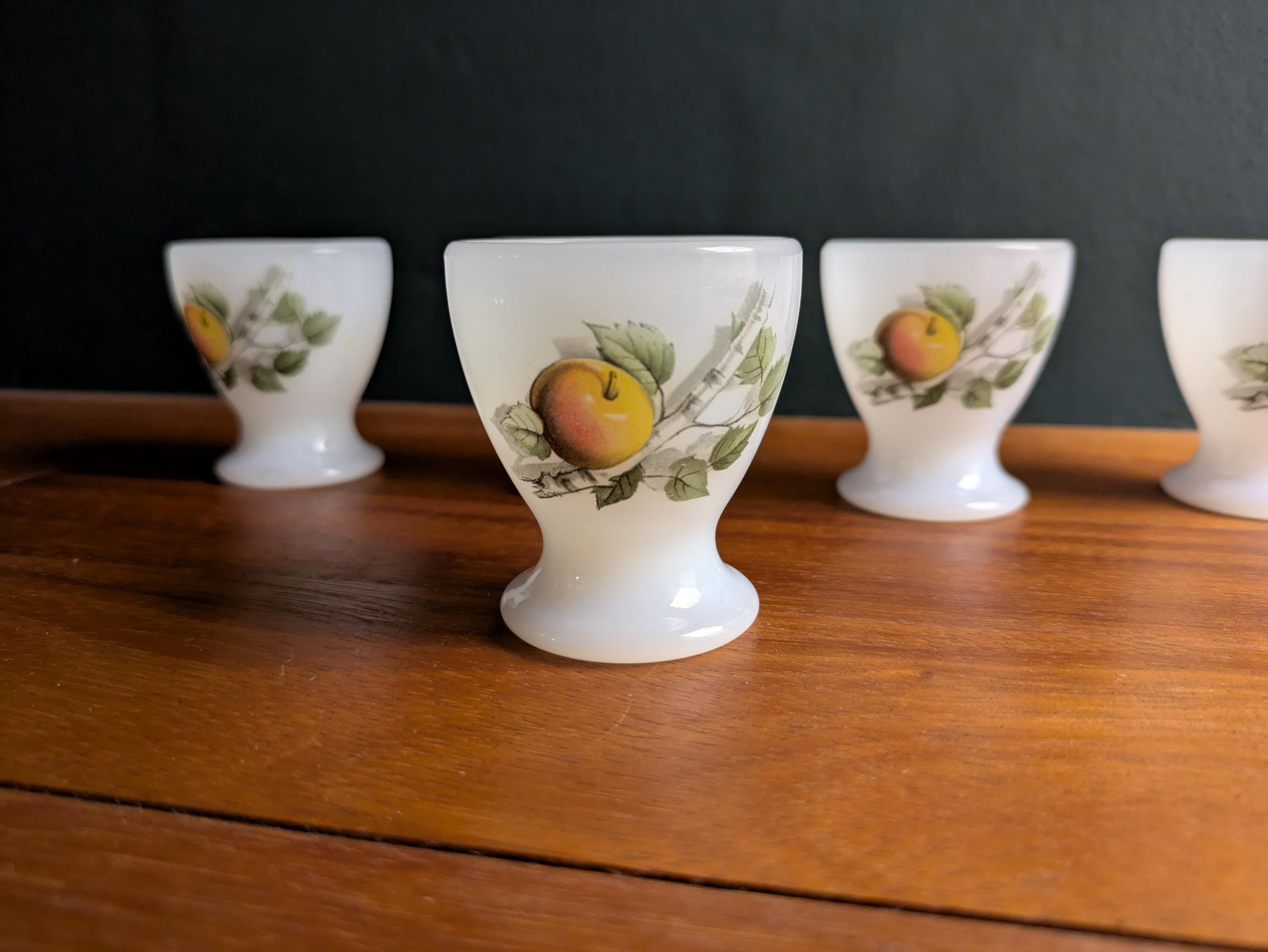 Vintage lot de 7 coupelles Arcopal uits du verger | Rakuten