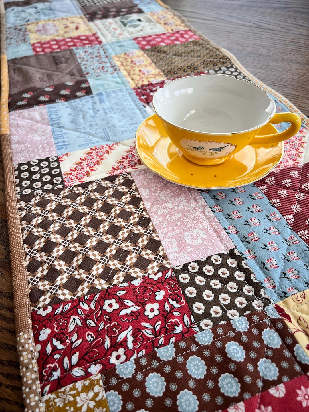 Gobble Gobble Joy Quilted Table Runner NCU0PTT1481