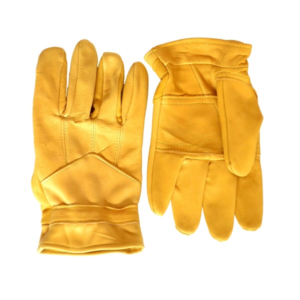 Leather Gardening Gloves - Repurposed