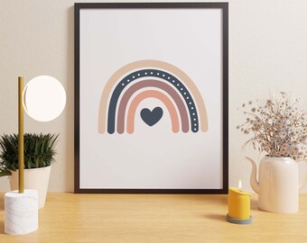 Pacote Boho Arco-Íris em SVG: Arquivos de Impressão em Camadas (Download Digital)
