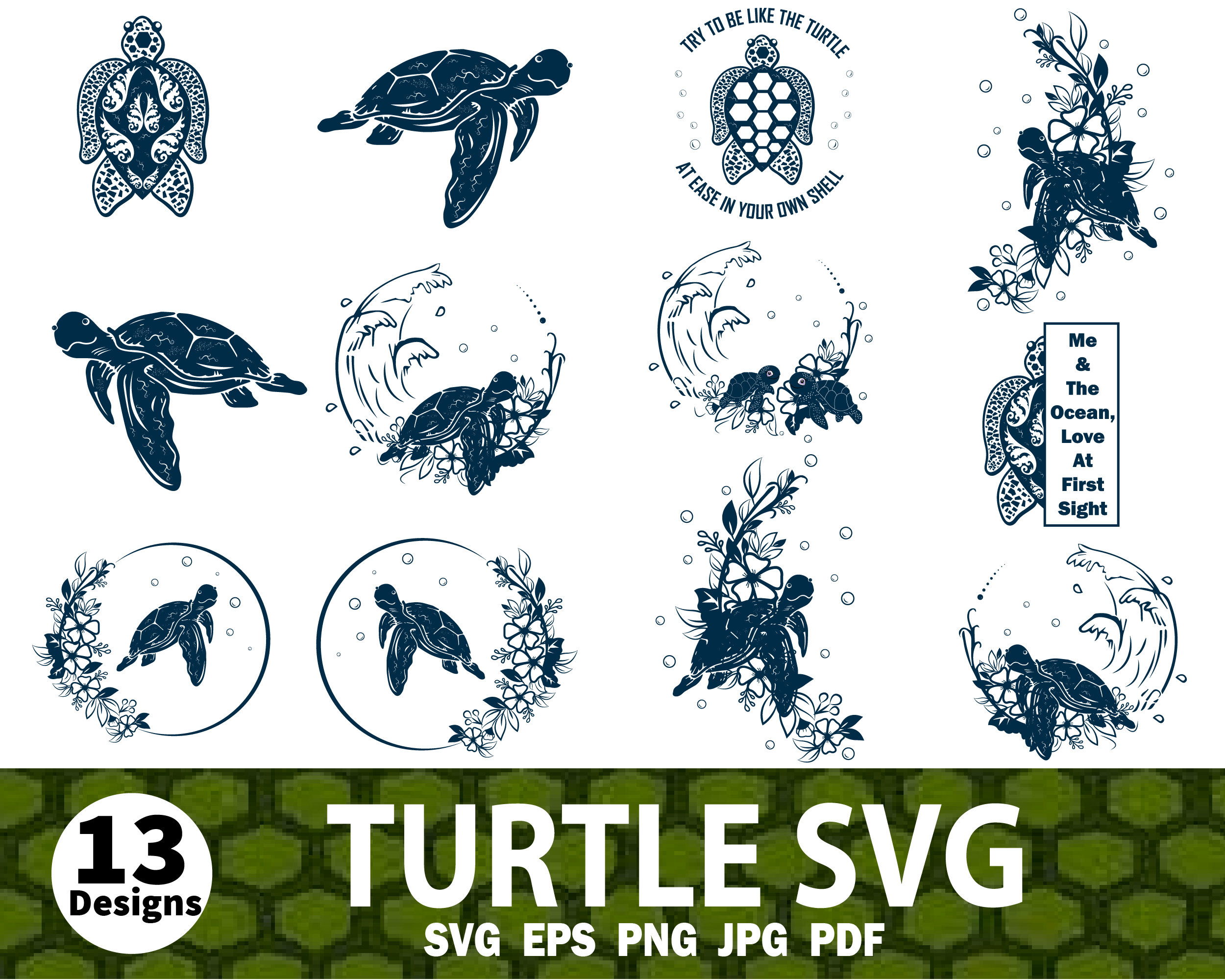 Turtle SVG Bundle Turtle SVG Sea Turtle Svg Turtles Svg - Etsy Canada