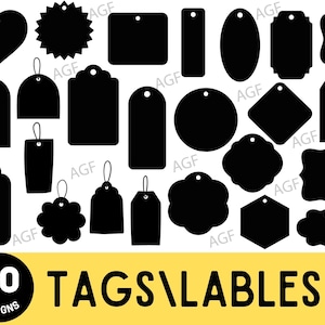 Gift tag svg, Gift tags Svg bundle, Instant download, Label Svg, gift label, gift bag Tags Template,Cut File Label Svg